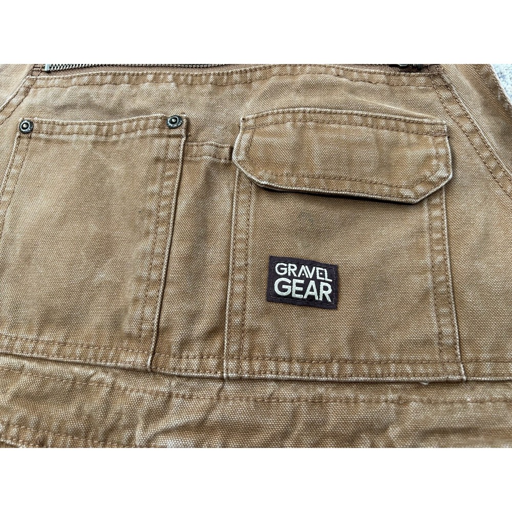 Gravel Gear Duck Bibs DoubleKnee Quality Carpenter Overalls Heavy-duty 44x32‎ - Picture 2 of 14